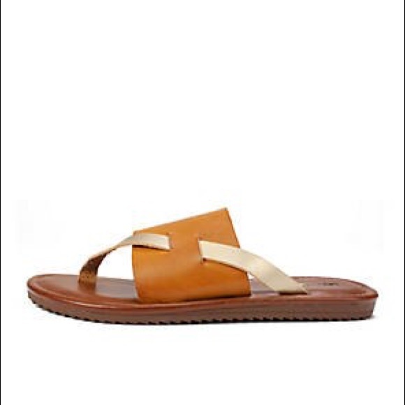 Seven Dials Seagrove Sandals NWT New in Box Tan - Picture 3 of 8